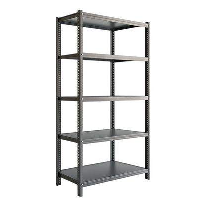 Ksvxj 5-Tier Industrial Metal Shelving Unit - Heavy-Duty Storage Rack for Garage, Warehouse & Basement - Adjustable & Rust-Resistant - 800lb Capacity